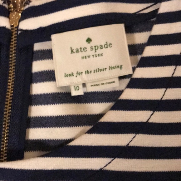 Kate spade striped dress with pockets nwot - Picture 2 of 4